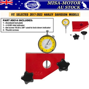 9014 Crank Shaft Run Out Gear Drive Backlash Tool For Harley Davidson M8 2017-Up - Picture 1 of 12