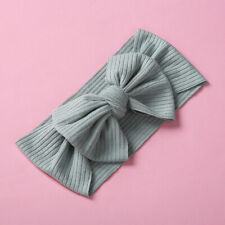 Baby Elastic Bowknot Headband Girls Bow-knot Hair Band Newborn Bow Knitted Soft