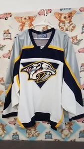 1998 Mike Dunham Nashville Predators Bauer Authentic NHL Jersey Size XL - Picture 1 of 10