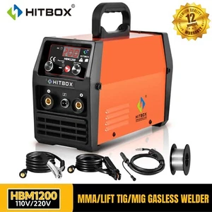 140A 3 in 1 MIG Welder 110V/220V Stick Lift TIG MIG Gasless Welding Machine US - Picture 1 of 8