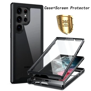 For Samsung Galaxy S22 Ultra Shockproof Phone Case Cover & Screen Protector - Picture 1 of 9