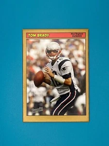 2005 Topps Bazooka #12 Tom Brady GOLD VARIATION - NFL Trading Card - Bild 1 von 2