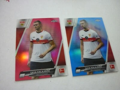 Sasa Kalajdzic 2021-22 Topps Chrome Bundesliga #88 Blue Refractor 139/150 + - Image 1 of 4