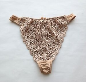 Women Sexy Thongs Floral embroidery Underwear High Cut/Leg G-string Panties S-M