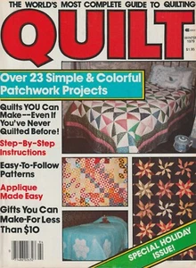 QUILT Magazine Vol.  1 No. 4 Winter 1979 - Picture 1 of 1