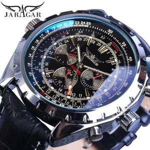 Genuine Jaragar Aviator Style Watch Glass lens Black or White - Picture 1 of 13