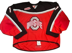 Vintage Ohio State OSU Buckeyes Authentic #1 Hockeyspiel Goalie Trikot Gr. 62 G - Bild 1 von 8