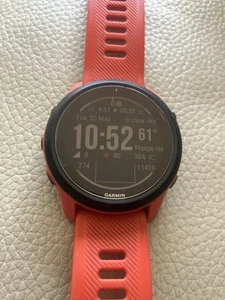 Garmin Forerunner 745 GPS, Correr, Triatlón, Rojo Magma, (Solo Reloj y Cargador) - Imagen 1 de 4