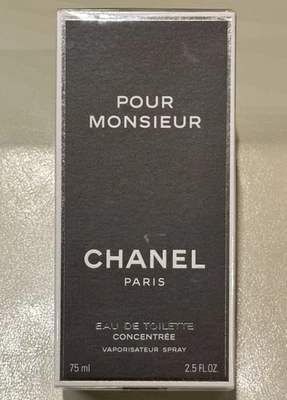 Sealed Vintage Chanel Pour Monsieur EDT Concentree 75ml / 2.5 oz/ Batch # 4301 - Image 1 of 4
