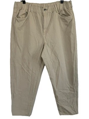 H&M Women’s Mom Jeans Size 14 High Waist Baggy Loose Fit Blue Denim 34x26 Zipfly - Image 1 of 4