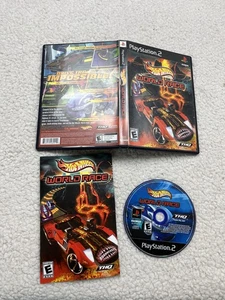 Hot Wheels: World Race (Sony PlayStation 2, 2003) CIB completo di scatola - Foto 1 di 2