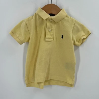 Polo Ralph Lauren Infantil 12M Amarillo Piqué Polo Clásico Poni Logo Preppy Foto 1 de 4