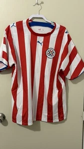 Paraguay 2006 WM M Home Puma Camiseta Trikot Shirt Vintage Größe xl - Bild 1 von 8
