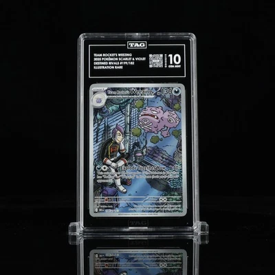 Team Rocket's Weezing #199: Destined Rivals TAG 10 *Purple bumper guard included - Image 1 of 2