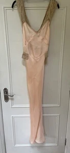 Vestido Largo Zara Satinado Estilo Retro 7521/443 Talla S Nuevo con Etiquetas - Imagen 1 de 15
