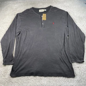 Polo Ralph Lauren Denim & Supply Henley Shirt Mens 2XL Tall Slub Jersey - Picture 1 of 12