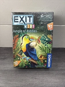 EXIT The Game - Jungle of Riddles Brainteasers Kid's Activity, Cooperative Game - Picture 1 of 2