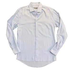 Brandolini Oberhemd Herren 16 41 hellblau 100% Baumwolle Strukturgewebe - Bild 1 von 9