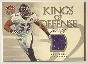 2006 Fleer Ultra Kings of Defense Jerseys #KD-RL HOF Ray Lewis HOF Ravens  - Picture 1 of 2