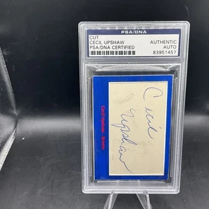 Cecil Upshaw Cut Auto Braves Custom Card PSA DNA Authentic Signed - Picture 1 of 2