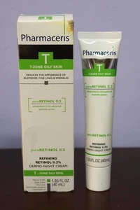 Pharmaceris T-Zone Oily Skin Pure 0.3 Refining Retinol Dermo-Night Cream 03/27 - Picture 1 of 7