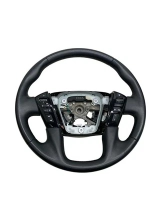 2021-2024 NISSAN ARMADA DRIVER STEERING WHEEL W/ ADAPTIVE CRUISE BLACK (CODE G) - Image 1 of 4