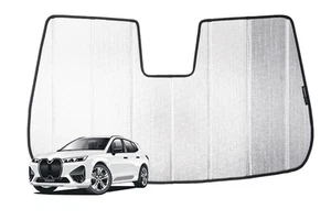 Genuine SNAPSHADES Front Windscreen Sun Shade for BMW iX (I20; 2022-Present) - Picture 1 of 10