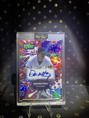 2024 Don Mattingly Wildcard Splat 1/1 Auto !! - Image 1 of 2