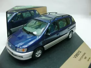 WOW EXTREMELY RARE Toyota Picnic MPV 128HP 1997 Blue/ Silver 1:43 Vitesse-Spark - Picture 1 of 3