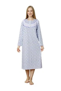 Vestido de noche para mujer Trifolium 100 % algodón turco manga corta/larga  - Imagen 1 de 66