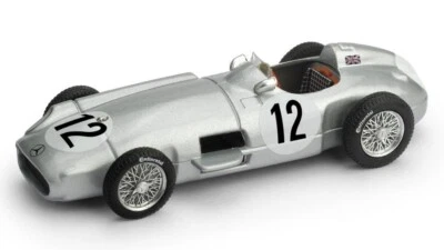 MODELLINO AUTO F1 STATICO BRUMM MERCEDES W196 WINNER GP 1955 STIRLING MOSS 1/43 - Immagine 1 di 4