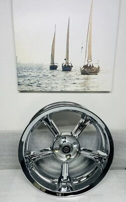 Harley CVO trasera Tri Glide 2020-24 rueda cromada personalizada cambio pulido completo Foto 1 de 4