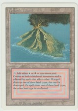 Revised Edition  MTG  Volcanic Island   Magic Dual Land