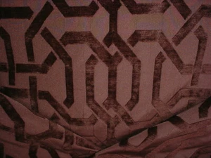 2 Scalamandre VW 00507244 Wexford Espresso Chenille Lattice Upholstery Fabric - Picture 1 of 4