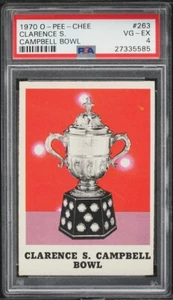 1970 O-Pee-Chee Hockey Clarence S. Campbell Bowl #263 PSA 4 - Picture 1 of 2