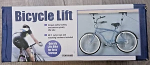 Colgador de poleas para bicicleta soporte de almacenamiento garaje elevador montaje en techo - Imagen 1 de 3