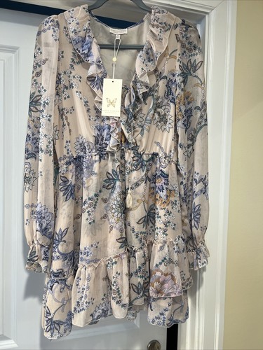 UNDERCOVER Super Natural Secret Mission Floral Bohemian Short Dress Size Medium M