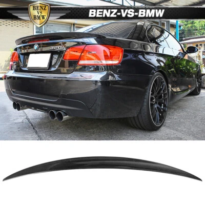 Fit 2008-2013 BMW 3-Series E93 Performance Style Trunk Spoiler Carbon Fiber - CF Foto 1 de 4