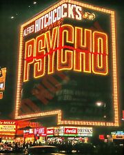 1960 Psycho Movie Premiere Night Sign Times Square New York City 8x10 Photo