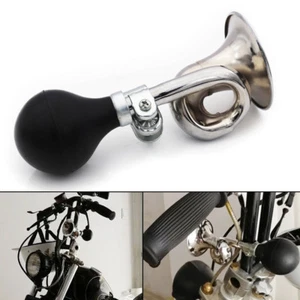 Retro Classic Bicycle Bike Cycling Metal Air Horn Bell Manual Rubber Squeeze - Picture 1 of 6
