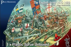 Perry Miniatures englische Armee 1415-1429 1 x Kunststoffanguss unverpackt 28 mm 1/56 AO40 - Bild 1 von 14