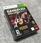 BandFuse : Rock Legends + Câbles « Fonctionne avec prise jack 1/4 de pouce » Xbox 360, fusible bande NEUF