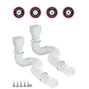 Rain Gutter Downspout Extender PE Flexible 21-68In Waterproof Drainage Solution - Picture 1 of 8
