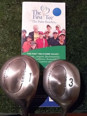 Daiwa Ladies Hi-Trac TCS Driver & 3 Woods Set Graphite Shafts - Image 1 of 4