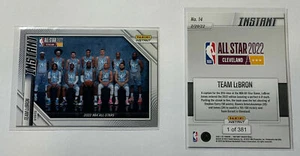 2021-22 PANINI INSTANT NBA ALL-STARS #14 - TEAM LEBRON - TEAM PHOTO - #1 of 381 - Picture 1 of 4