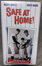 Safe at Home (VHS, 1996) New York Yankees Mickey Mantle & Roger Maris Unopened