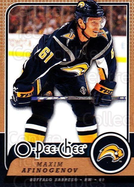 2008-09 O-Pee-chee #87 Maxim Afinogenov - Image 1 of 1