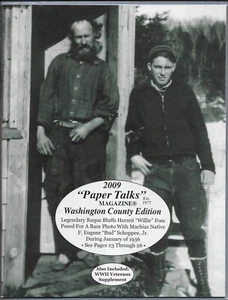 VINTAGE PAPER TALKS MAINE MAGAZINE WASHINGTON COUNTY EDITION 2009 VERY CLEAN - Picture 1 of 1