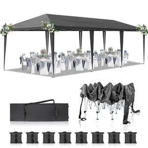 10x30 Feet Heavy Duty Outdoor Canopy Tent Portable Shelter Gazebo Cover Event - Picture 1 of 12