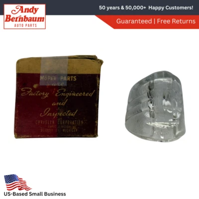 1941 Chrysler New Yorker Saratoga Windsor Parking Lamp Light Lens 866221 NOS. - Изображение 1 из 4